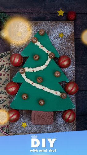 Christmas Tree Pull-Apart Cupcakes