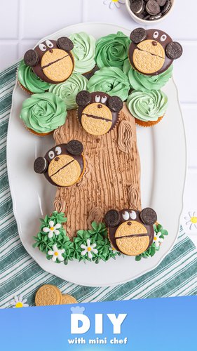 Monkey Pull-Apart Cupcakes