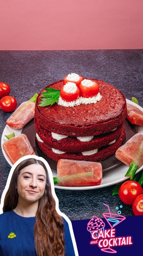Bloody Mary Cake & Cocktail