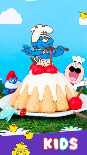 Chef Smurf Cake