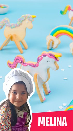 Les biscuits licorne 3D