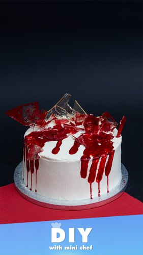 Halloween Horror Ice Cream Cake