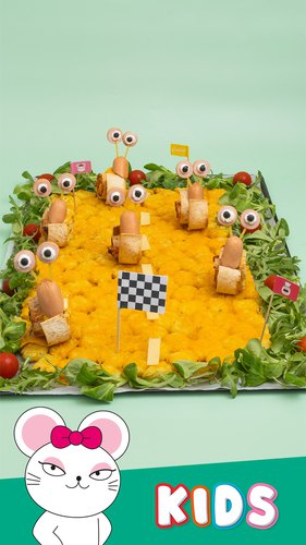 Snail Race Breakfast Tortillas
