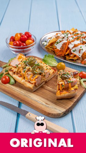 Chilaquiles Cheese Dogs
