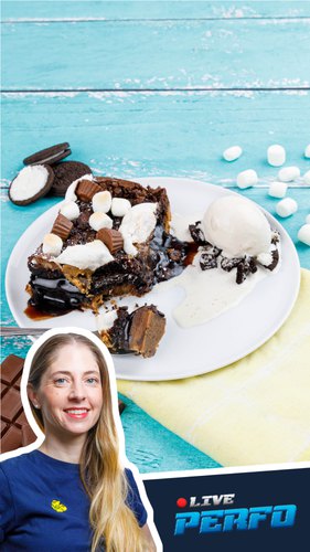 Marshmallow & Cookie Dough Brownies