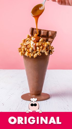 Le sundae et sa coupe tout choco