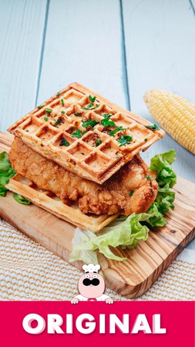 Fried Chicken Cornbread Waffles