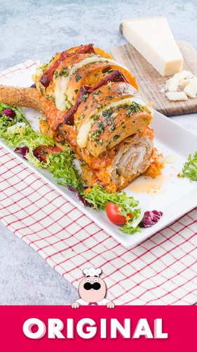 Veal Parmesan Garlic Bread