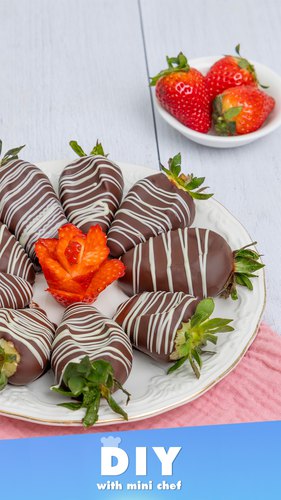 Chocolate Strawberry Jello Shots