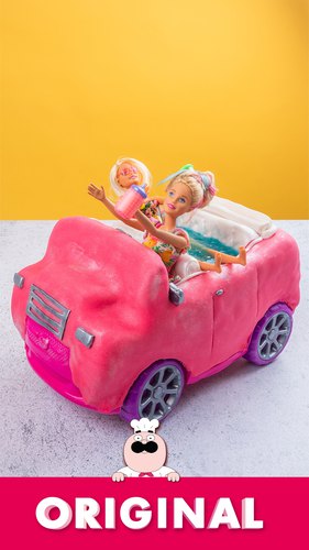 Barbie Pool Car Cake