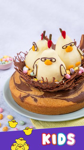 Chocolate & Pear Easter Nest