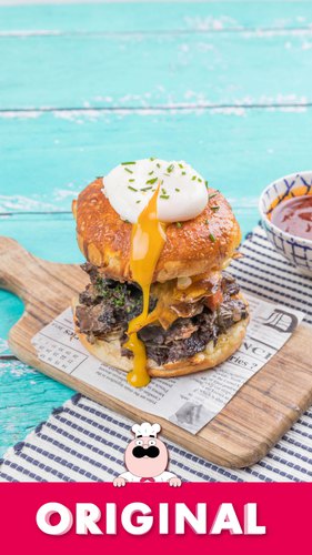 Rib Stuffed Bagel