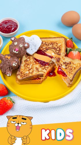 Love Bear's PB&J French Toast