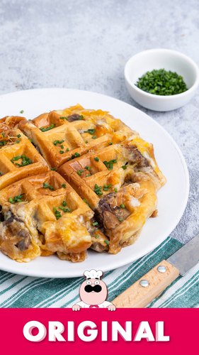 Cheesy Crust Steak & Potatoes