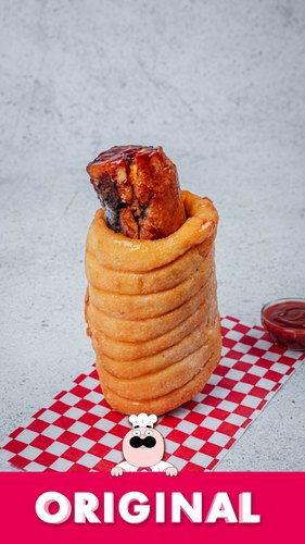 Smashed Burger Potato Burrito
