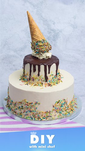 Strawberry Ice Cream Cake