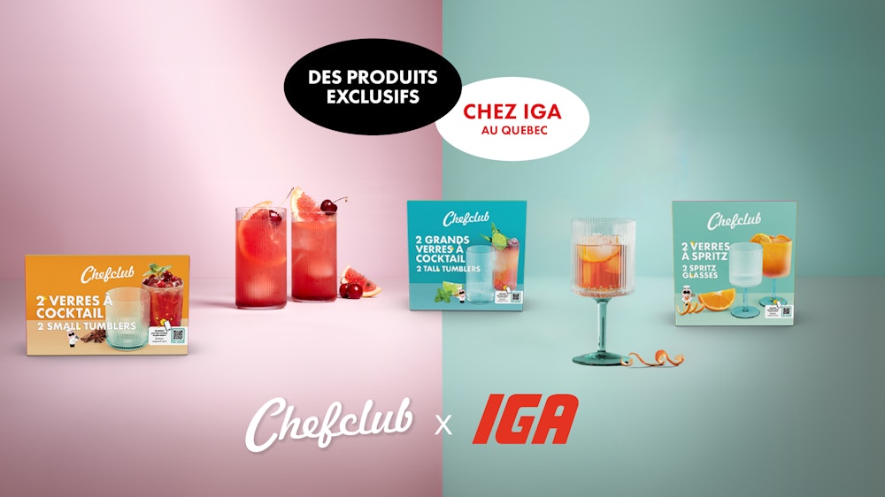 Chefclub x IGA : on lève nos verres aux apéros !