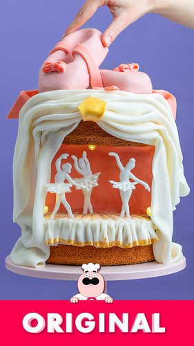 Ballet dansant en pâtisserie