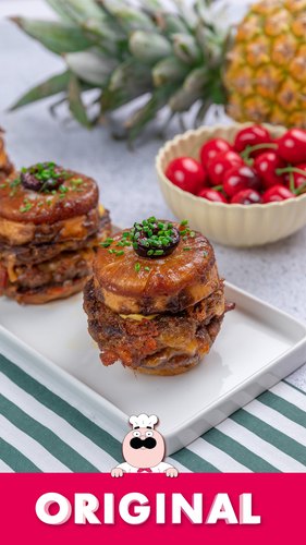 Hawaiian Pizza Burger