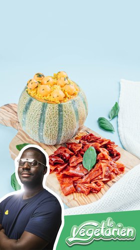 Melon jambon végétarien