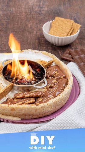 Indoor S'mores Cheesecake