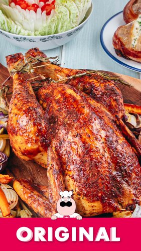 Le poulet rôti en famille