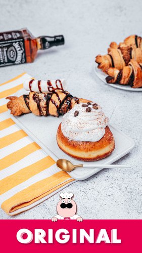 Donut Latte & Bourbon Ice Cream