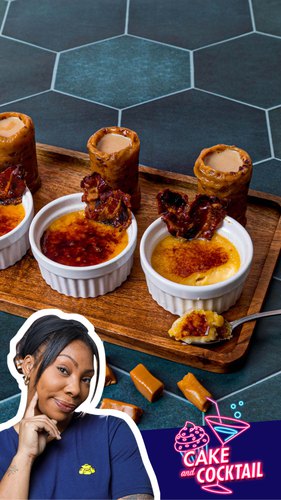 Candied Bacon Crème Brûlée