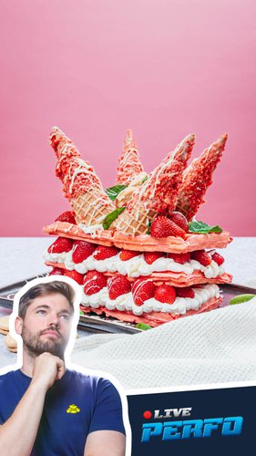 Waffle Strawberry Shortcake