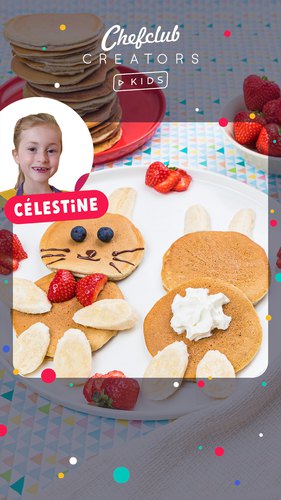 Le pancake lapin de Celestine
