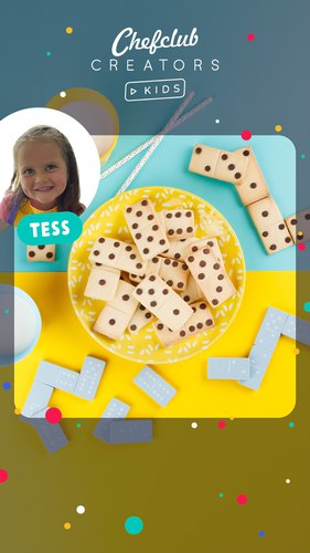 Les sablés dominos de Tess