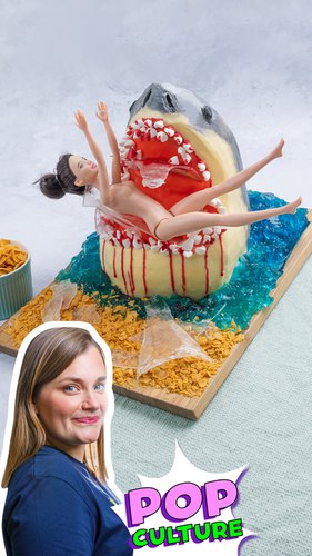 Shark Attack Cake