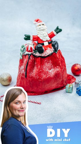 Santa-Sack Cake Pop