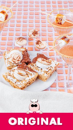 Campfire Macaron Cocktail