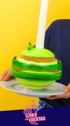 XXL Green Apple Lollipop