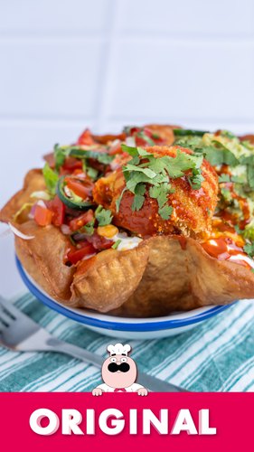 Taco Salad Bourbon Queso Bites