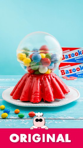 La machine à bonbons colorée