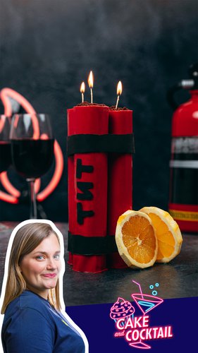 Smokin' Hot Red Wine Cocktail