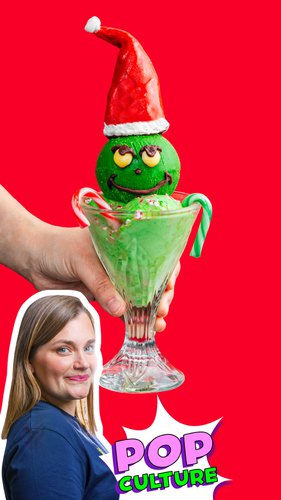 Peppermint Grinch Sundae